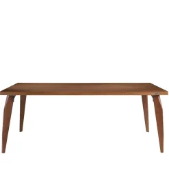 Outlet Wohnen 200x100 Tisch in Nussbaum mit Furnier - Foligro