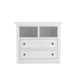 Wohnen 104x90 Touchwood Kommode mit 2 Schubladen - Chelles