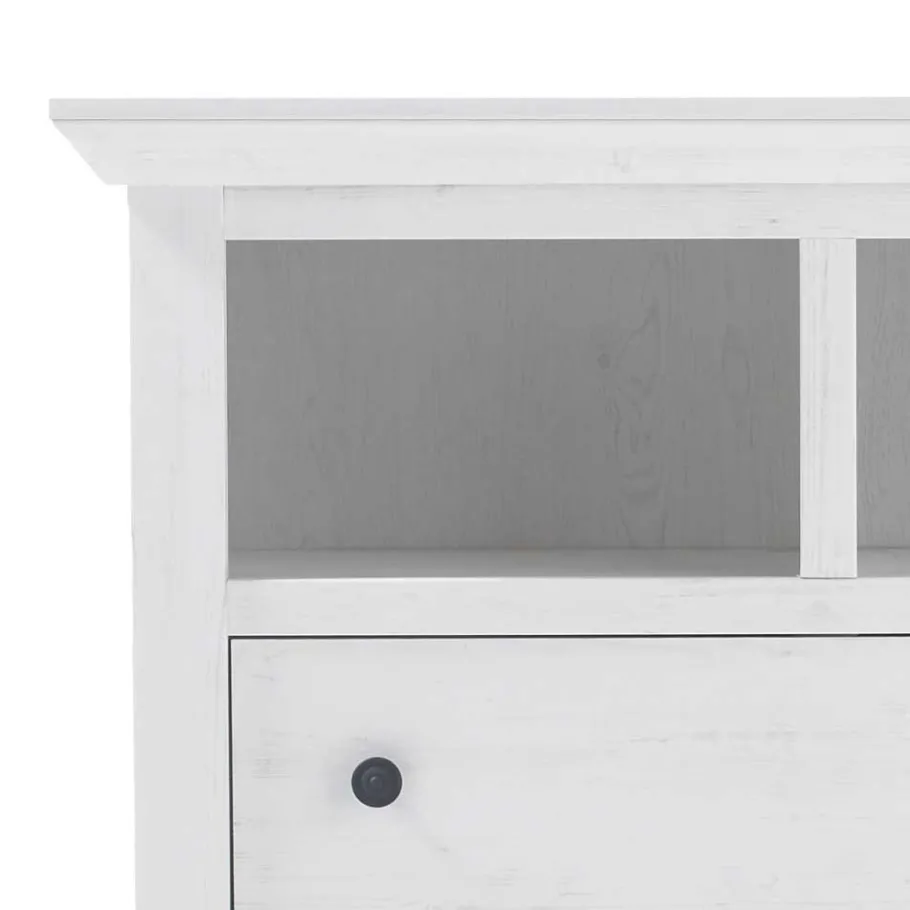 Wohnen 104x90 Touchwood Kommode mit 2 Schubladen - Chelles