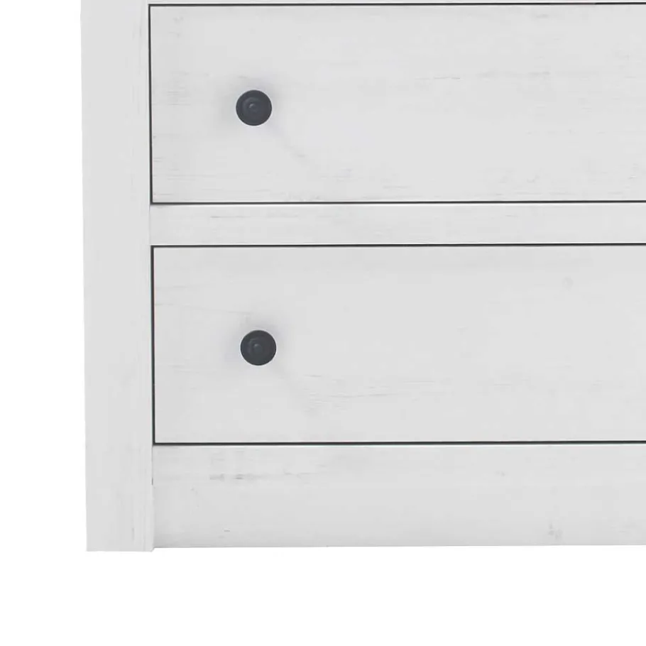 Wohnen 104x90 Touchwood Kommode mit 2 Schubladen - Chelles