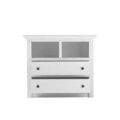 Wohnen 104x90 Touchwood Kommode mit 2 Schubladen - Chelles