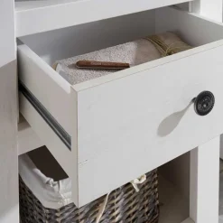 Sale Wohnen 105x100 Touchwood Schrank in Weiß - Chelles