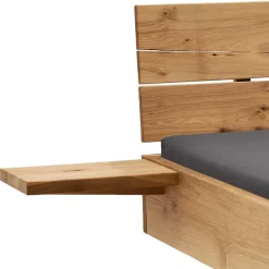Best Wohnen 140x200 Wildeiche Bett in Schwebeoptik - Comrinaca (dreiteilig)