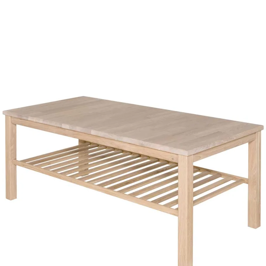 Discount Wohnen 120x60 Wohnzimmer Sofatisch im Skandi Design - Calvin