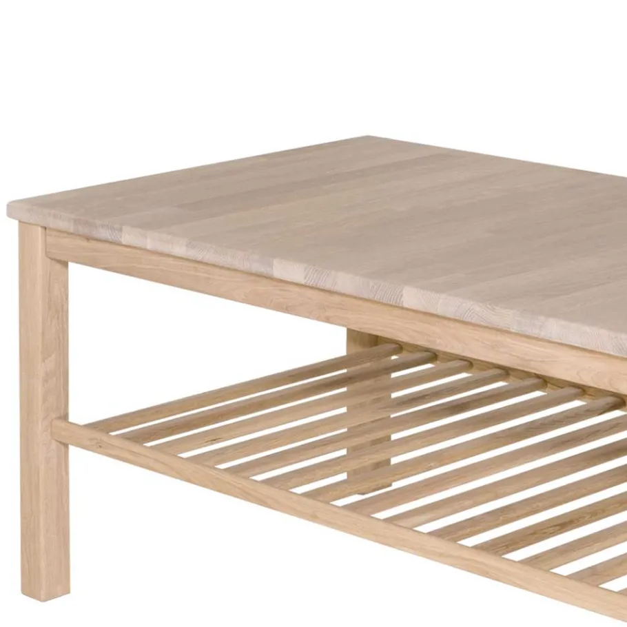 Discount Wohnen 120x60 Wohnzimmer Sofatisch im Skandi Design - Calvin