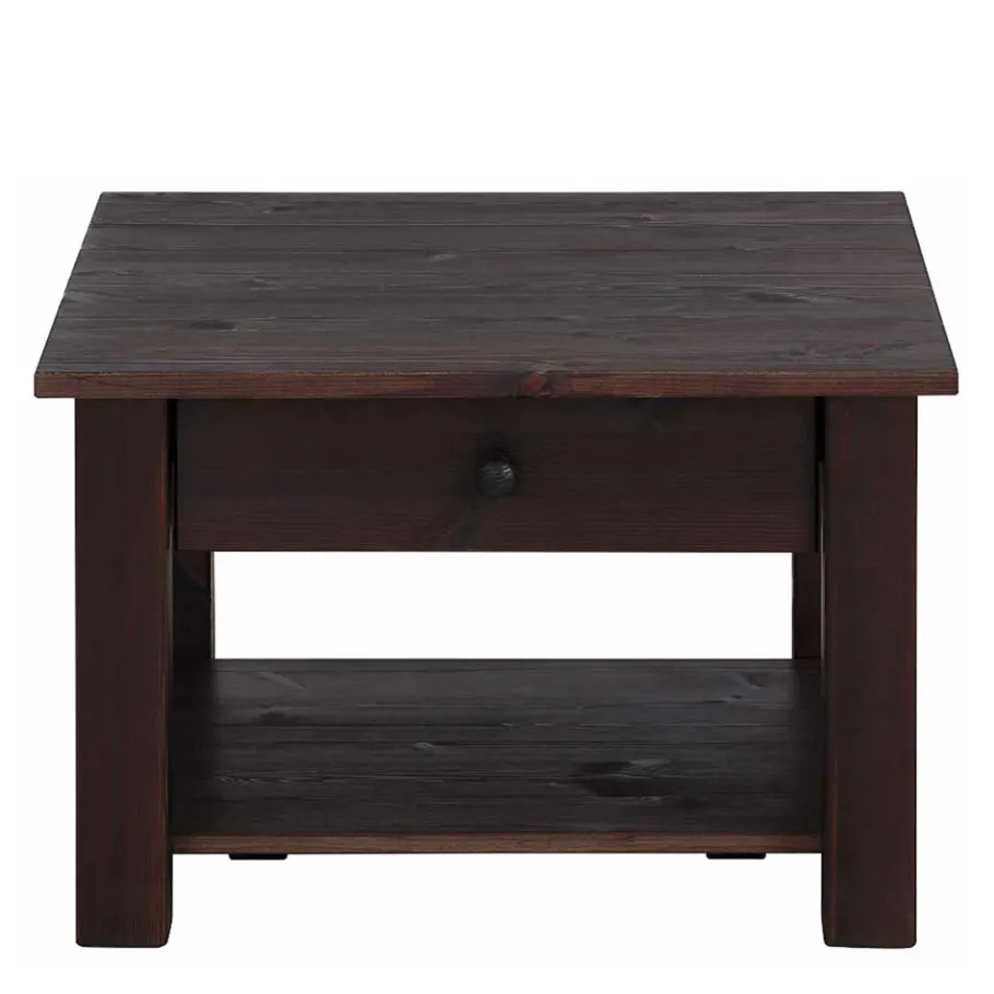 Clearance Wohnen 60x60 Wohnzimmer Sofatisch in Wengefarben - Sara