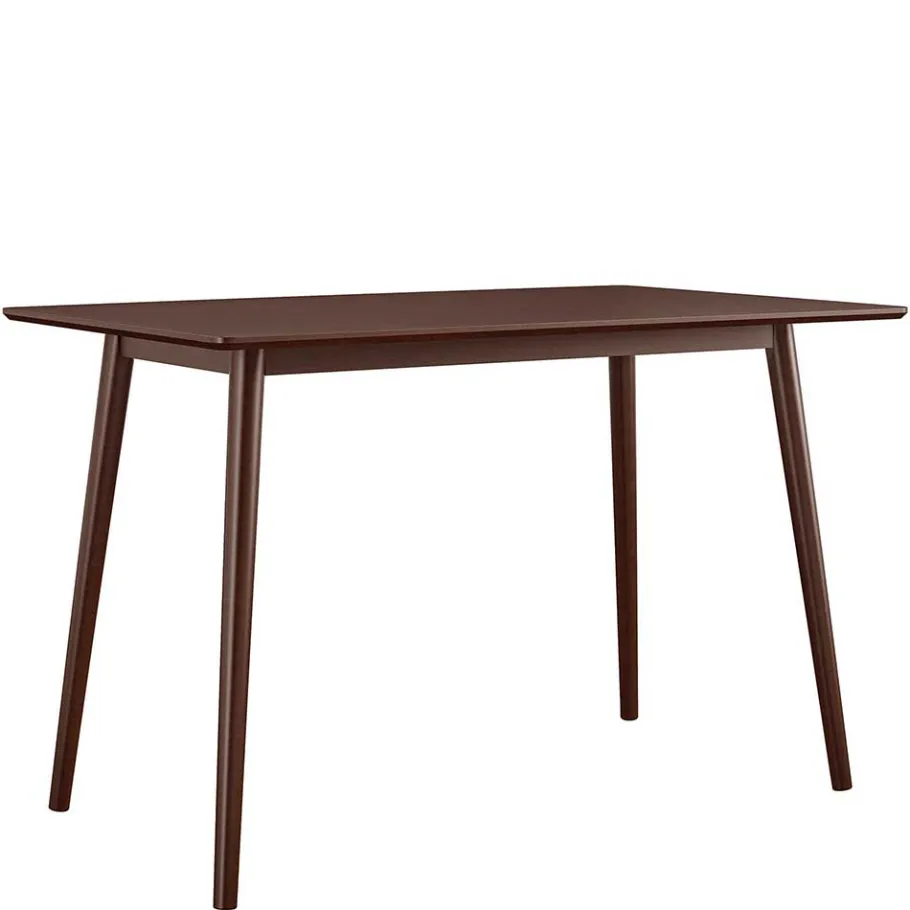 Online Wohnen 121x60cm Schreibtisch in Walnuss - Despelin