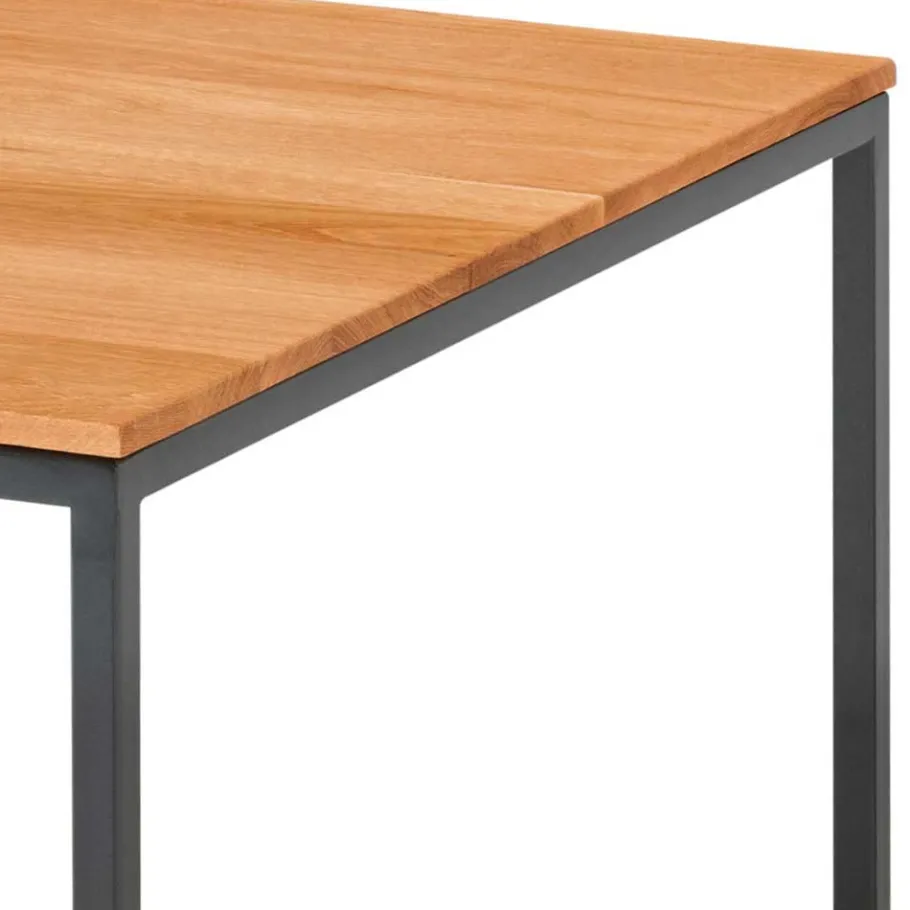Outlet Wohnen 100x60cm Sofatisch aus Holz Asteiche - Kapulka