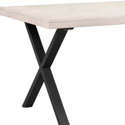 Online Wohnen X-Fuß Tisch Essplatz für 6 Personen - Freshna (siebenteilig)