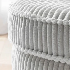 Clearance Wohnen XL Drehsessel mit Hocker Set - Iliana (zweiteilig)