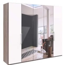 Discount Wohnen XL Kleiderschrank mit Spiegel - Tivierto