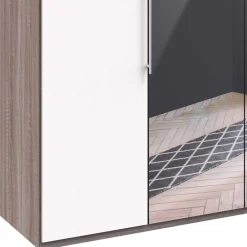 Discount Wohnen XL Kleiderschrank mit Spiegel - Tivierto