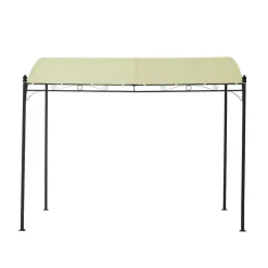 Clearance Wohnen 300x250x300 Anbaupavillon in Creme Textil - Natsonai