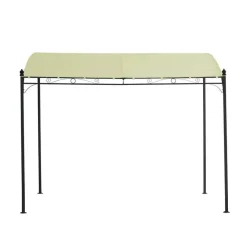 Clearance Wohnen 300x250x300 Anbaupavillon in Creme Textil - Natsonai