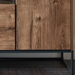 Best Wohnen 175x91x48 Anrichte im Factory Design - Xindus