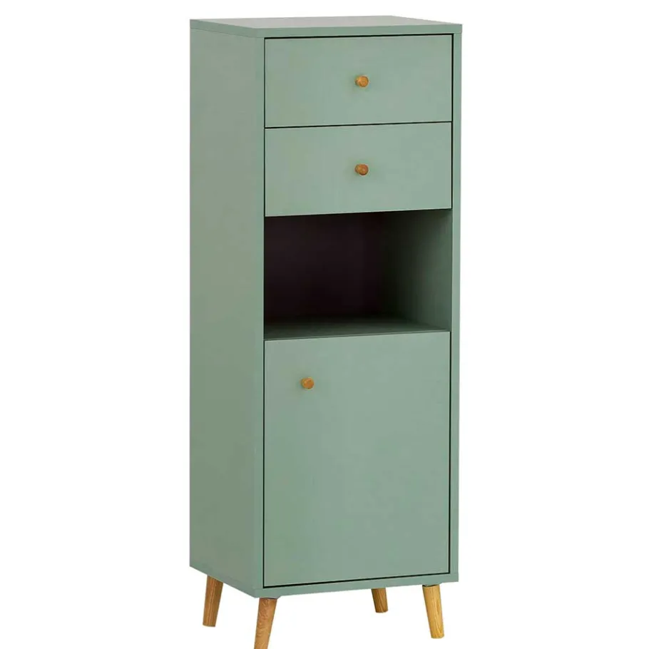 Online Wohnen 41x114x33 Badschrank im Skandinavischen Stil - Vereny