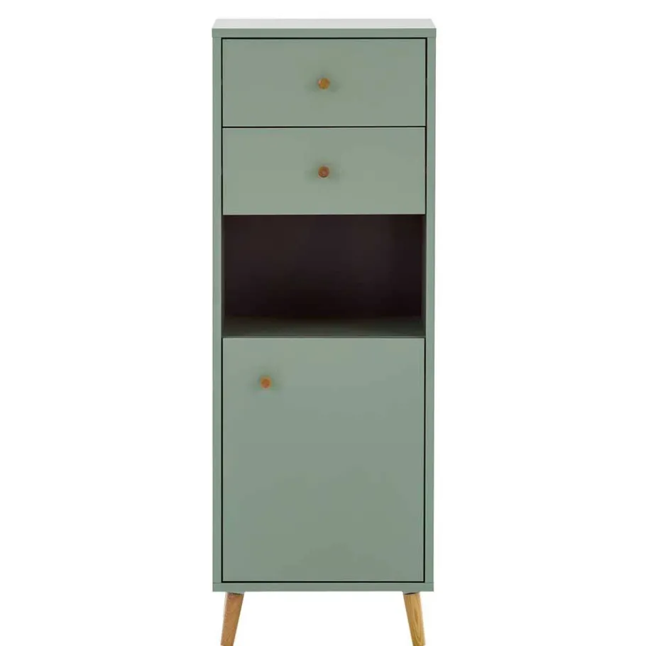 Online Wohnen 41x114x33 Badschrank im Skandinavischen Stil - Vereny
