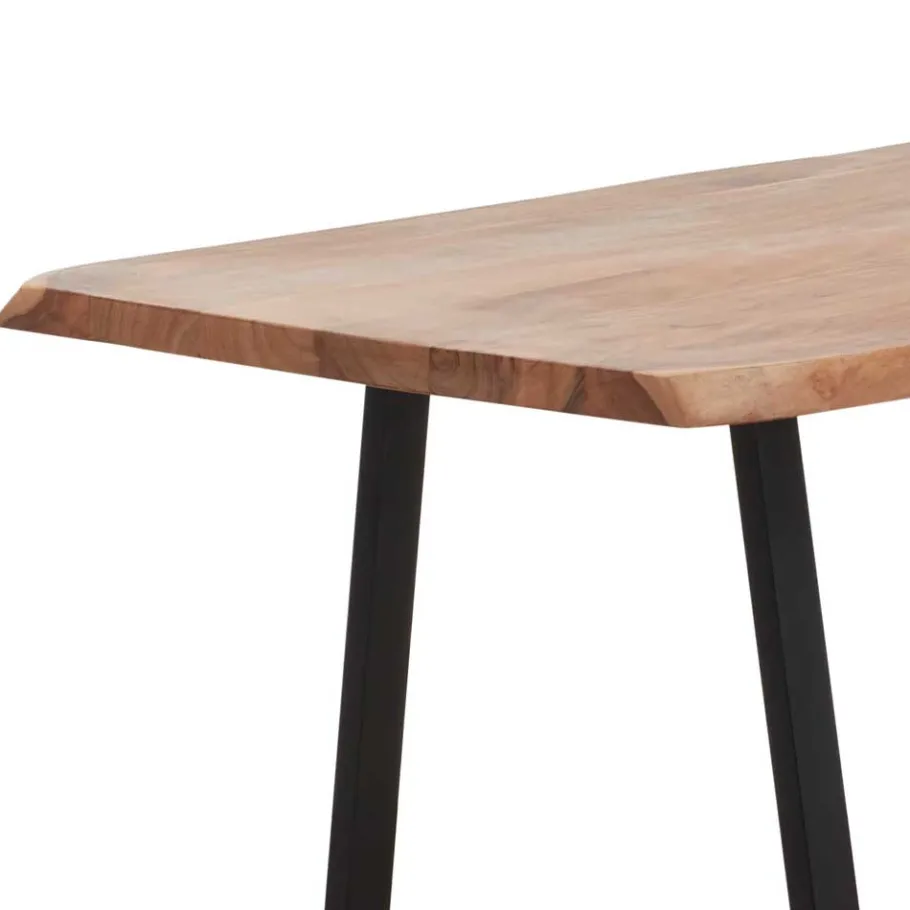 Online Wohnen 140x105x77 Bartisch aus Akazie Massivholz - Brisco