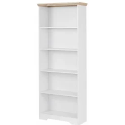 Clearance Wohnen 75x180x30 Bücher Regal mit fünf Fächern - Akedra