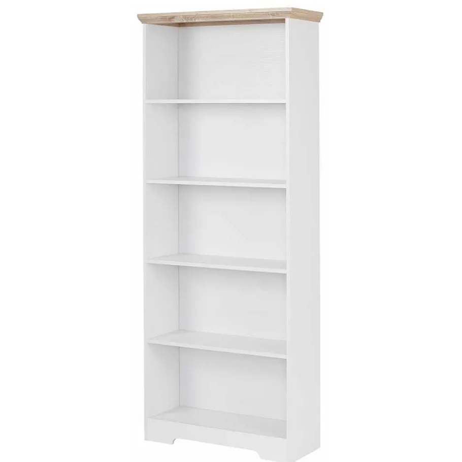 Clearance Wohnen 75x180x30 Bücher Regal mit fünf Fächern - Akedra
