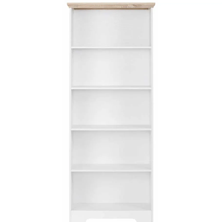 Clearance Wohnen 75x180x30 Bücher Regal mit fünf Fächern - Akedra