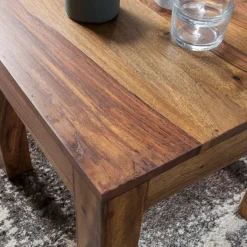 Wohnen 45x40x45 Beistelltisch aus Massivholz Sheesham - Hoslo