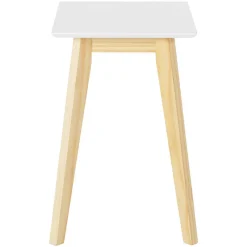 Online Wohnen 52x59x38 Beistelltisch in Weiß & Kiefer - Ivonas