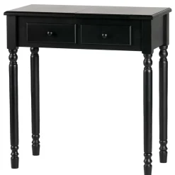 Clearance Wohnen 75x78x38 Beistelltisch mit zwei Schubladen - Xania