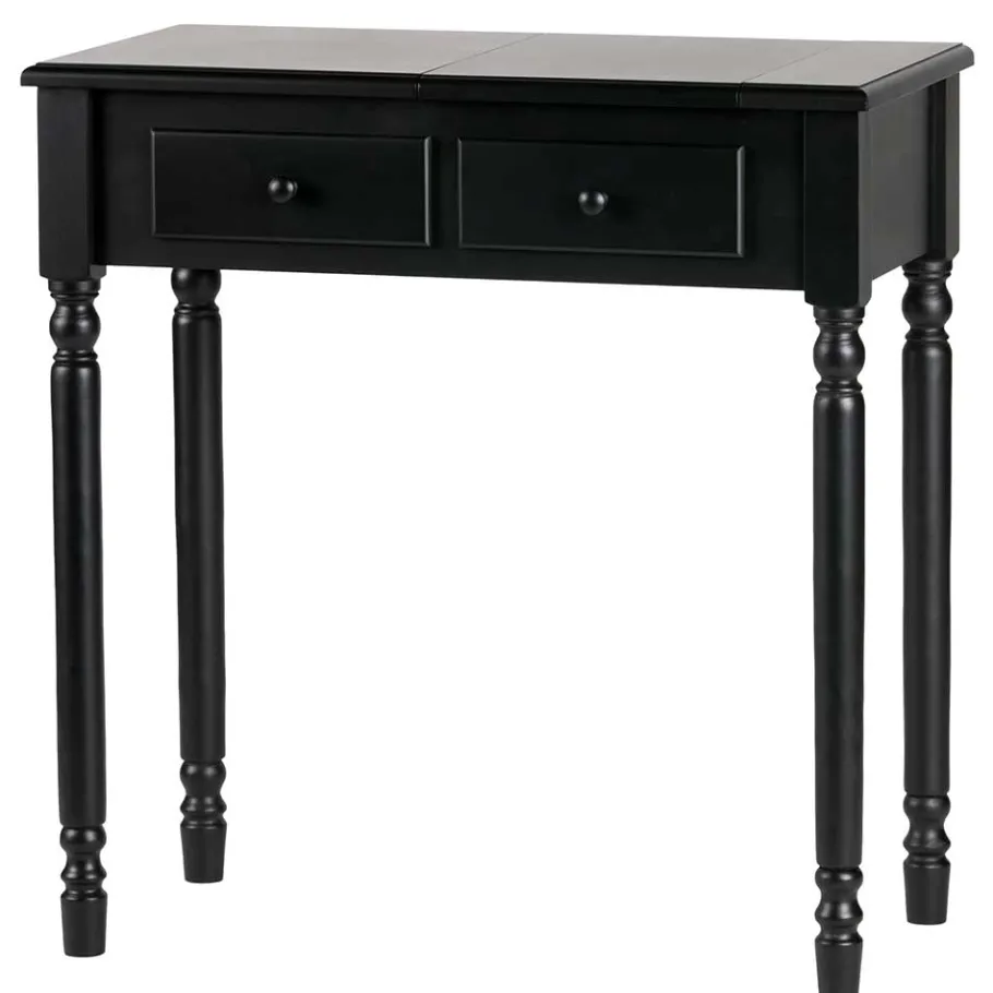 Clearance Wohnen 75x78x38 Beistelltisch mit zwei Schubladen - Xania