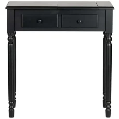 Clearance Wohnen 75x78x38 Beistelltisch mit zwei Schubladen - Xania
