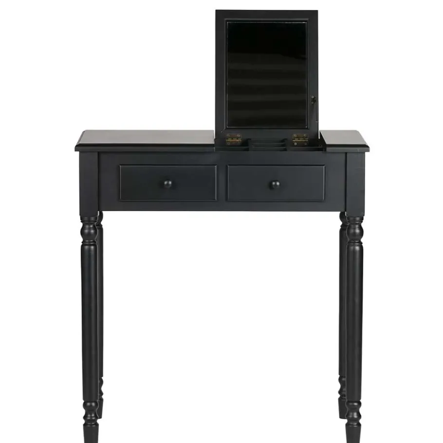 Clearance Wohnen 75x78x38 Beistelltisch mit zwei Schubladen - Xania