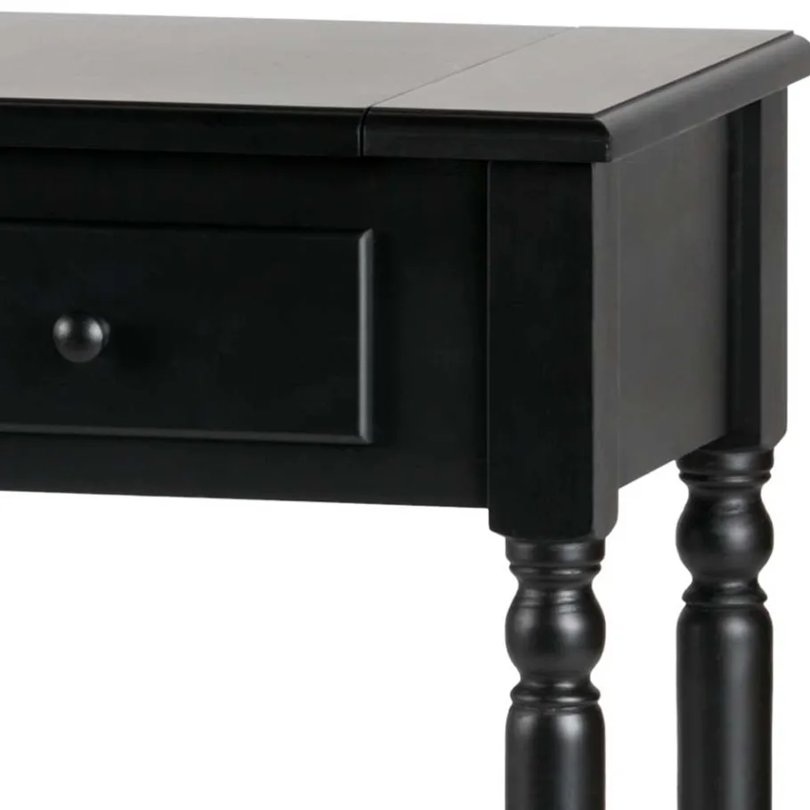 Clearance Wohnen 75x78x38 Beistelltisch mit zwei Schubladen - Xania