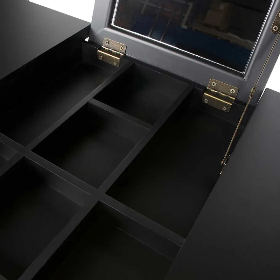 Clearance Wohnen 75x78x38 Beistelltisch mit zwei Schubladen - Xania