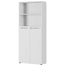 Sale Wohnen 80x197x40 Büro Schrank mit 2 Fächern & 2 Türen - Ofledio