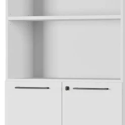 Sale Wohnen 80x197x40 Büro Schrank mit 2 Fächern & 2 Türen - Ofledio