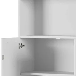 Sale Wohnen 80x197x40 Büro Schrank mit 2 Fächern & 2 Türen - Ofledio