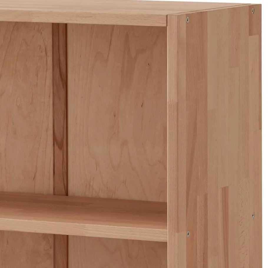 Wohnen 80x112x33 Büroregal aus Buche Massivholz - Bash