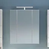 Best Wohnen 60x70x18 cm Bad Spiegelschrank 3-türig - Whale