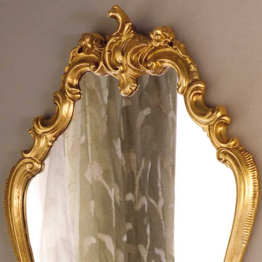 Best Wohnen 55x92x8 cm Barock Wandspiegel in Gold - Motiz