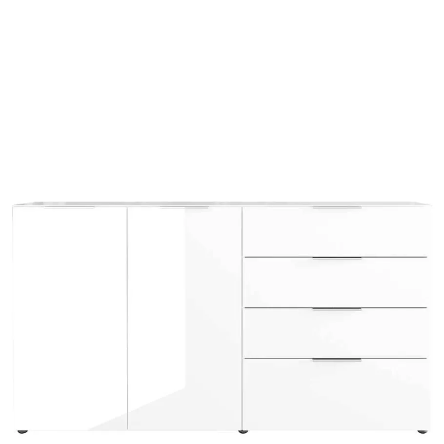 Sale Wohnen 184x101x42 cm Design Sideboard mit Glas Beschichtung - Daven