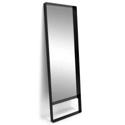 Wohnen 60x190x8 cm Ganzkörperspiegel in Schwarz - Socoro