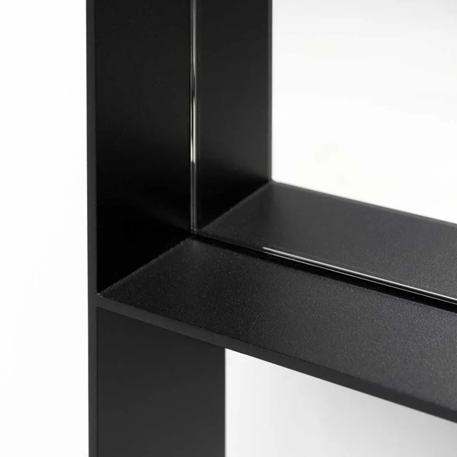 Wohnen 60x190x8 cm Ganzkörperspiegel in Schwarz - Socoro