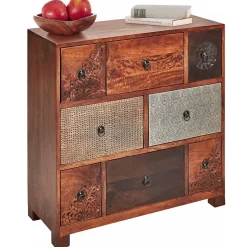 Sale Wohnen 85x85x35 cm Kommode mit acht Schubladen - Welina