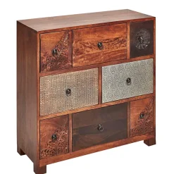 Sale Wohnen 85x85x35 cm Kommode mit acht Schubladen - Welina