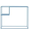 Hot Wohnen 100x80x30 cm Konsolentisch in Blau Petrol - Filax
