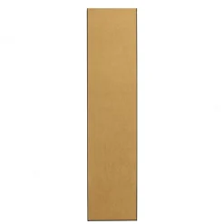 Outlet Wohnen 44x188x35 cm 1-türiger Schrank in Schwarz lackiert - Riley