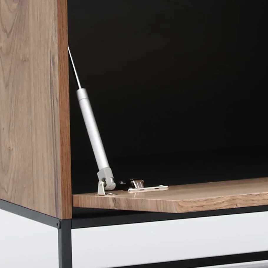Online Wohnen 175x75x48 cm Wohnzimmer Sideboard in Holzoptik - Xindus
