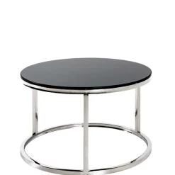 Clearance Wohnen 60x36x60 Couchtisch aus Schwarzglas - Zyaman