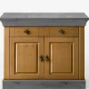 Best Wohnen 108x85x45 Country Kommode in Kiefer Lauge & Grau - Eshelas