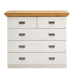 Wohnen 106x91x50 Country Style Kommode zweifarbig - Sibiuta